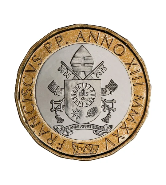 Vatican Euro Coin Set BU 2025 with €5 bimetallic coin