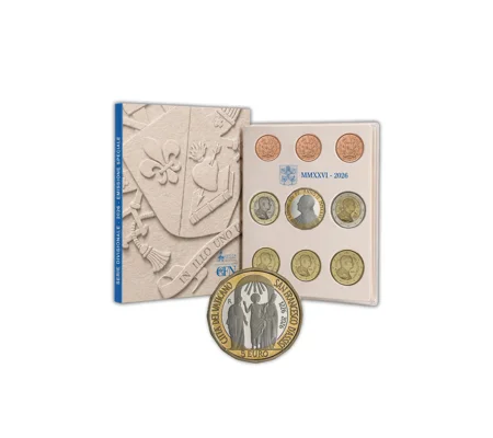 Vatican Euro Coin Set BU 2026 with €5 bimetallic coin