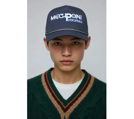Performance 5-Panel Snapback Hat - Navy
