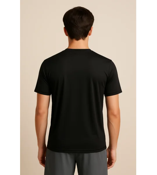 Men's Black Performance Tee