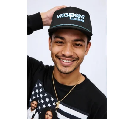 Performance 5-Panel Snapback Hat - Black