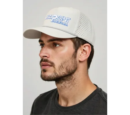 Performance 5-Panel Snapback Hat - White
