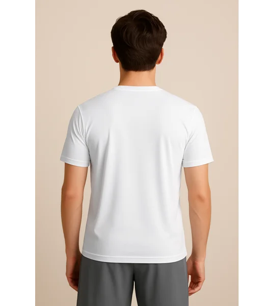 Men's White Performance Tee
