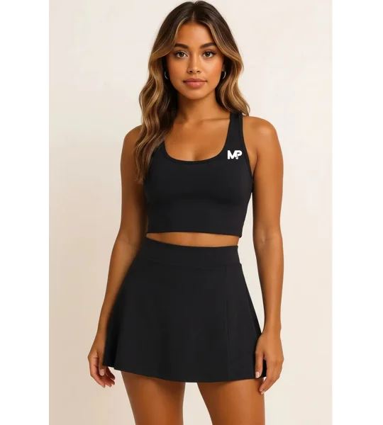 Women's High Support Sports Top - Black