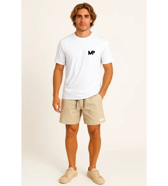 Men's Match Point White Performance Tee