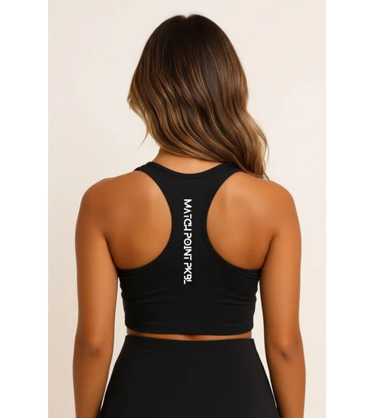Women's High Support Sports Top - Black