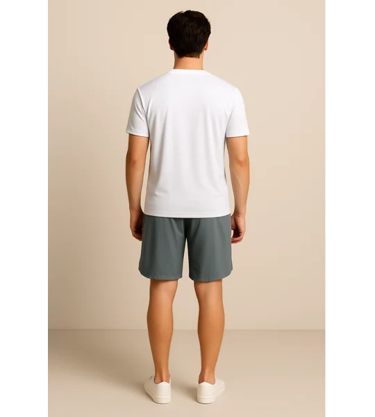 Men's White Performance Tee