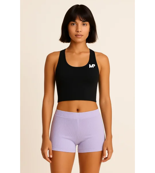 Women's High Support Sports Top - Black