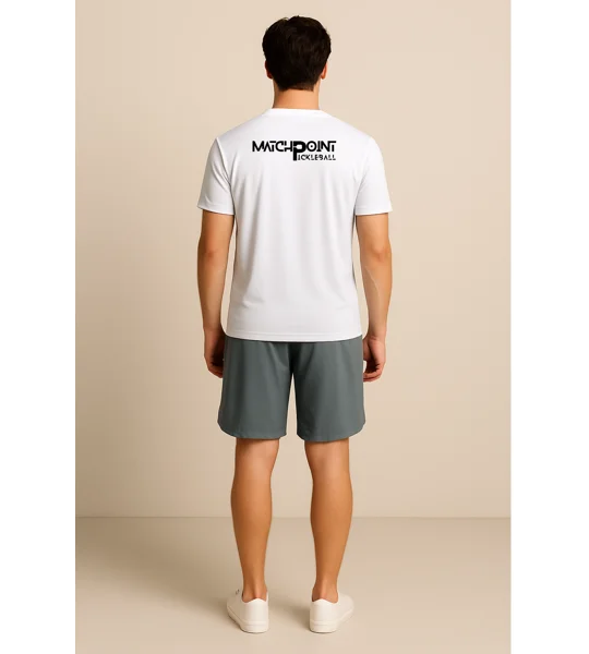 Men's Match Point White Performance Tee