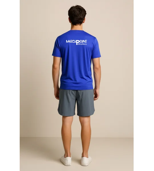 Men's Match Point Royal Blue Performance Tee