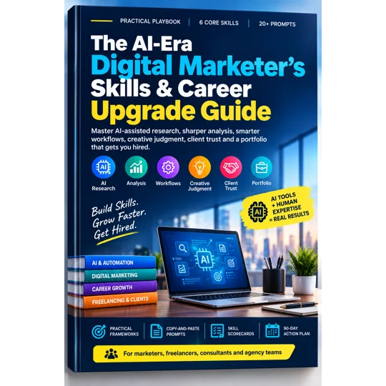 The AI-Era Digital Marketer’s Skills & Career Upgrade Guide