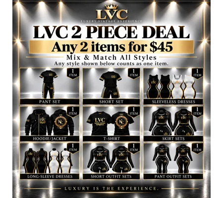 LVC 2-Piece Deal — Any 2 Items for $45