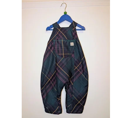 Tartan Dungarees for your Stylish Toddler (3-4 years)