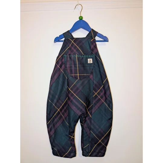 Tartan Dungarees for your Stylish Toddler (3-4 years)