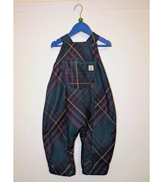 Tartan Dungarees for your Stylish Toddler (3-4 years)