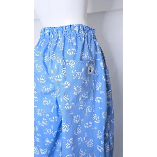 barrel Leg Trousers: Size 16 wool play cat