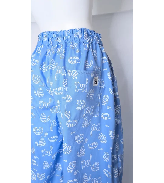 barrel Leg Trousers: Size 16 wool play cat