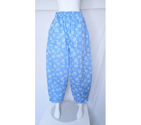 barrel Leg Trousers: Size 16 wool play cat