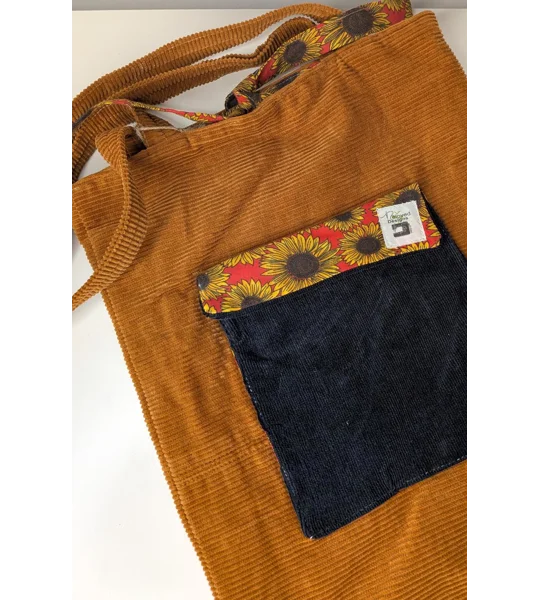 Large tote, sunflower student