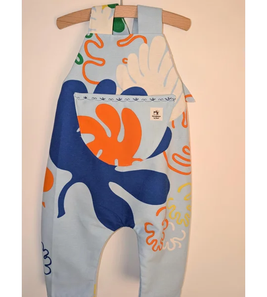Toddler Dungarees, romper,(12-18m) sustainable children's gift.