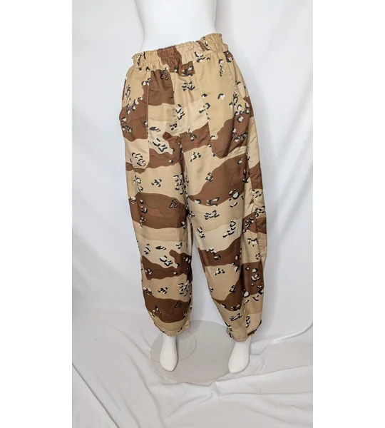 Camo style barrel Leg Trousers: Size 16, desert