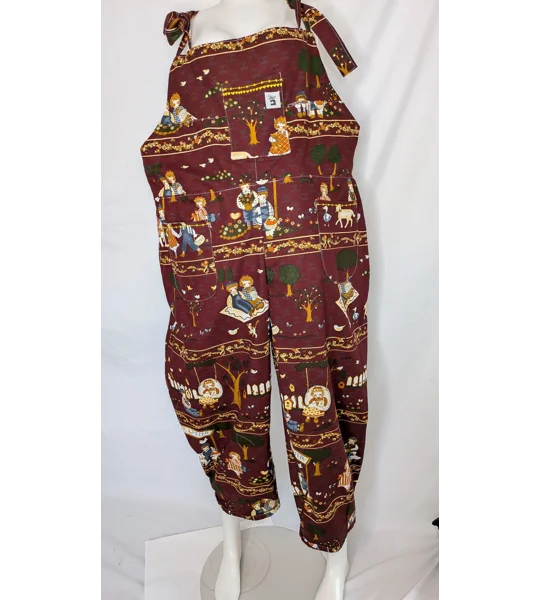 Dungarees Size 20, Barrel leg, rag doll and dog dungarees