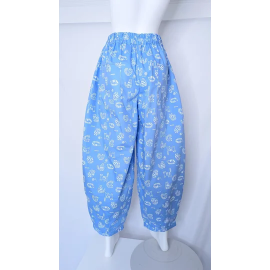 barrel Leg Trousers: Size 16 wool play cat