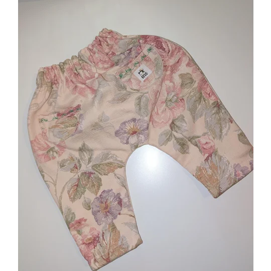 Baby trouser-pants. age 3-6m (vintage rose)