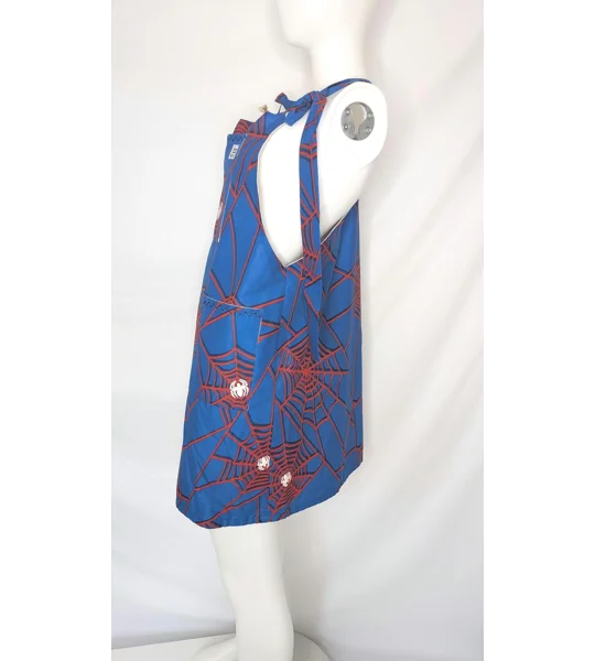 dress size 12, character dress, pinafore, webs