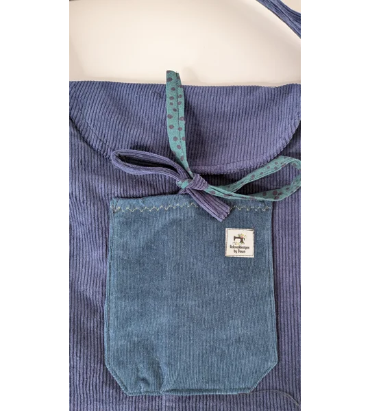 Parcel bag, slouchy old school corduroy bag