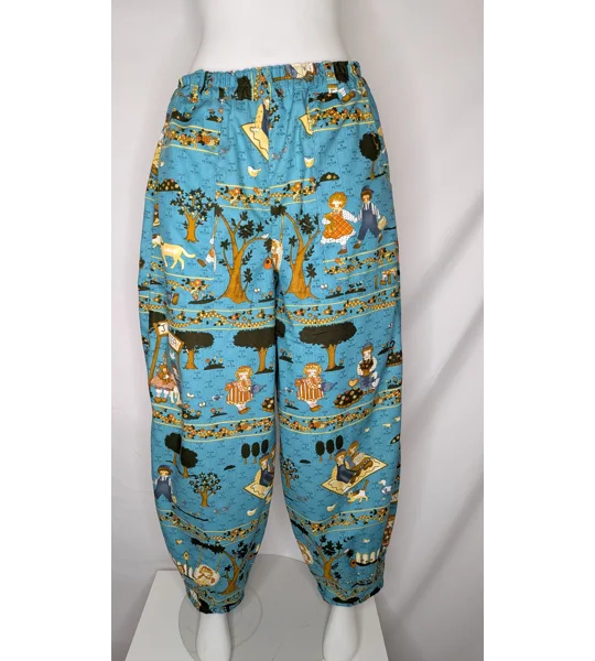Barrel Leg Trousers: Size 14, nursery rhyme whimsical