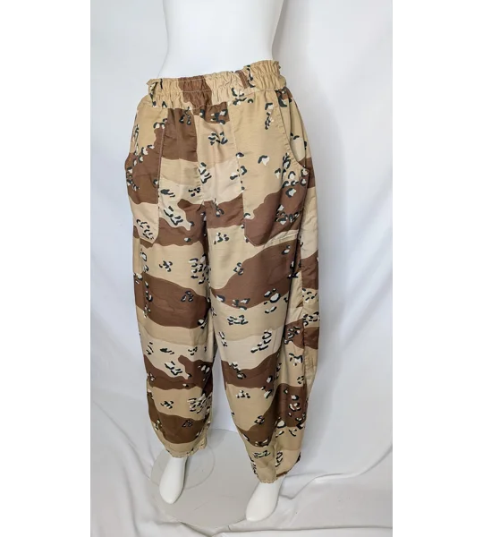 Camo style barrel Leg Trousers: Size 16, desert