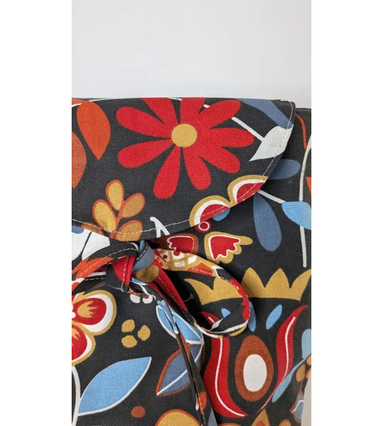 Large slouchy tote, cherry forest
