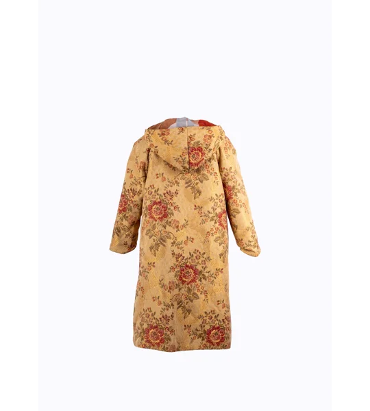 Coat size 16, tapestry design boho coat.