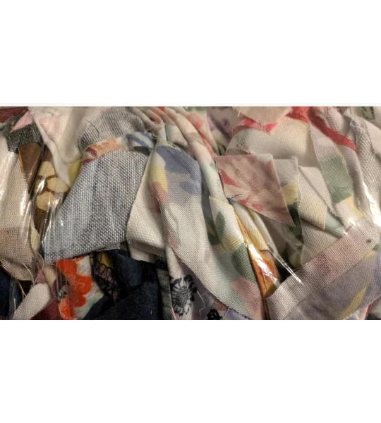 Recycled Mixed Fabric Scrap Bundle: Craft Project Textiles