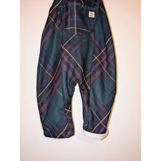Tartan Dungarees for your Stylish Toddler (3-4 years)