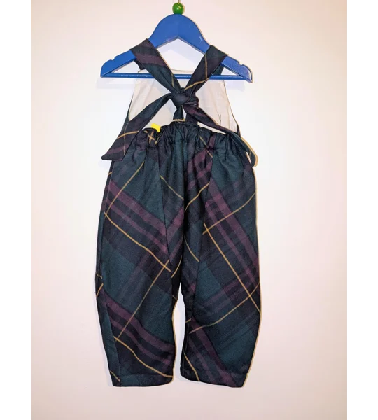 Tartan Dungarees for your Stylish Toddler (3-4 years)