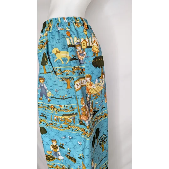 Trousers Size 14, Barrel leg, rag doll dogs and cats