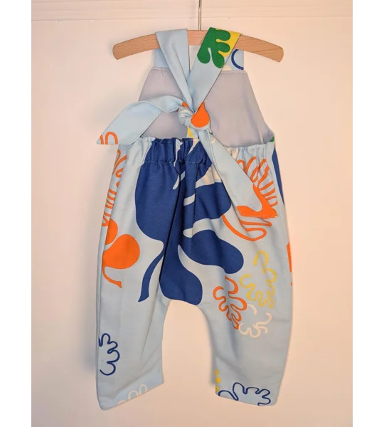 Toddler Dungarees, romper,(12-18m) sustainable children's gift.