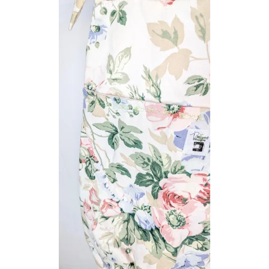 Baby dungarees 12-18m vintage chintzy floral