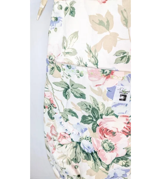 Baby dungarees 12-18m vintage chintzy floral