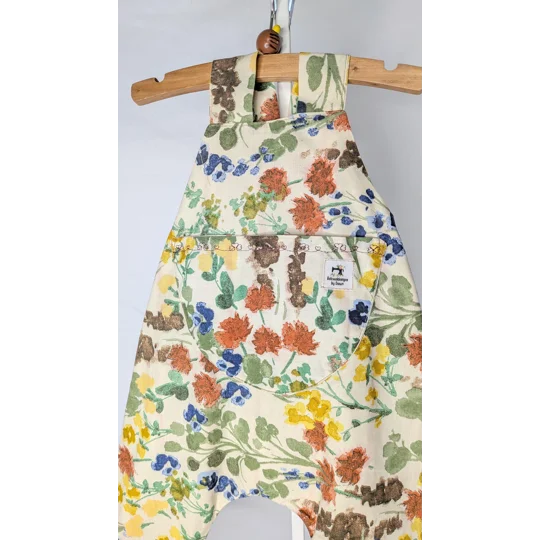 Baby Dungarees age 3-6m floral fiesta