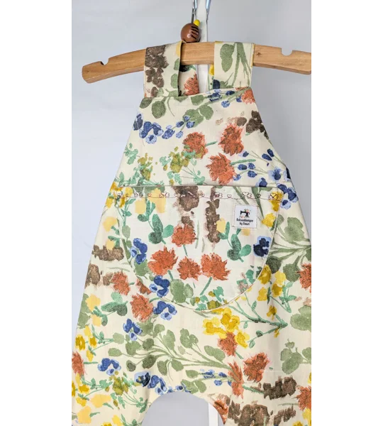 Baby Dungarees age 3-6m floral fiesta