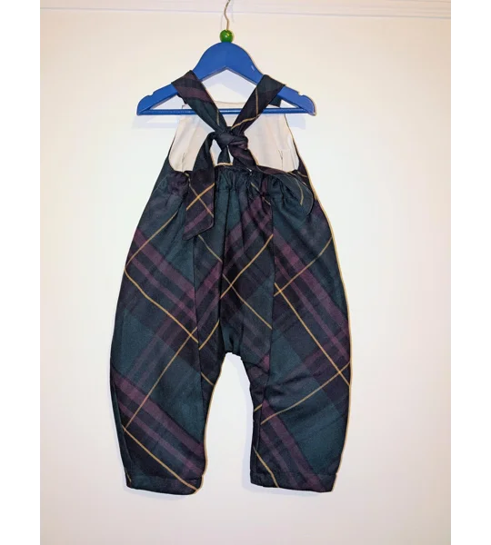 Tartan Dungarees for your Stylish Toddler (3-4 years)