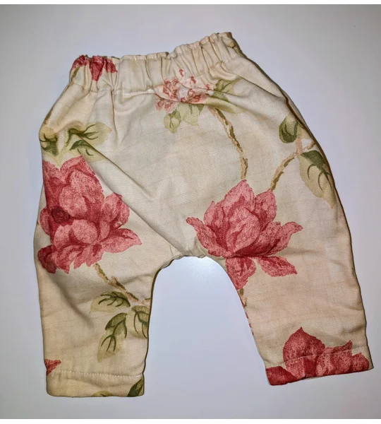 Baby trouser-pants. age 3-6m (vintage floral)