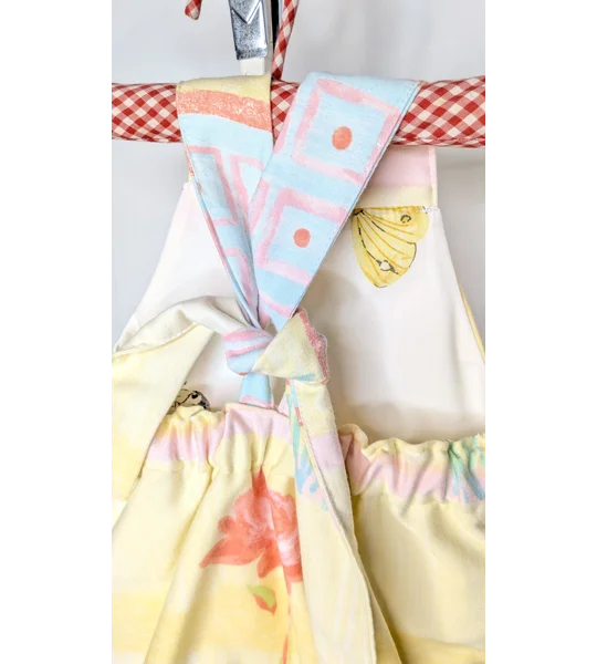Baby Dungarees age 3-6m 90s nostalgia yellow
