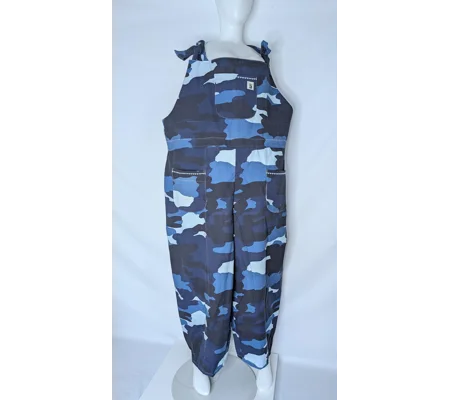 Camouflage Dungarees Size 20: Upcycled Plus Size Overalls