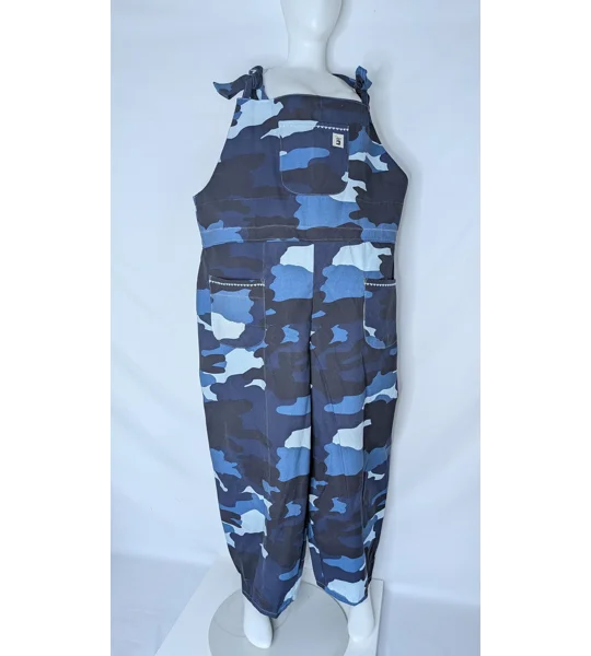 Camouflage Dungarees Size 20: Upcycled Plus Size Overalls