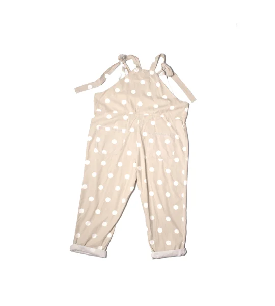 Spotted Print Dungarees Size 20: Upcycled Plus Size Overalls