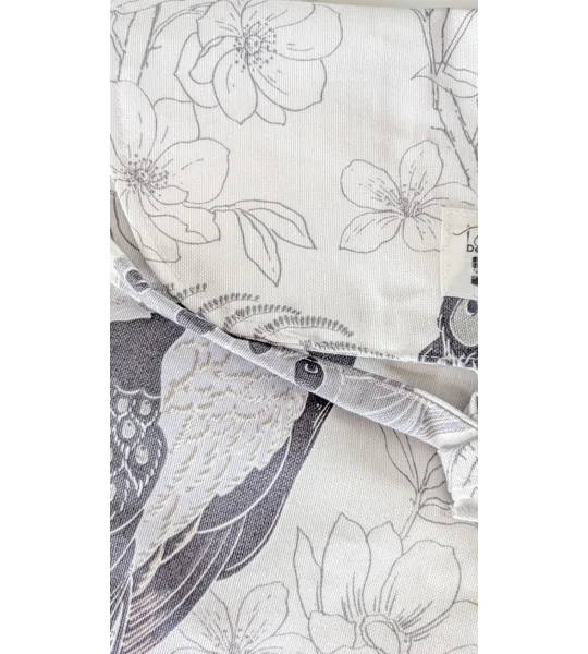 Slouchy parcel bag, peacock eyespots dance